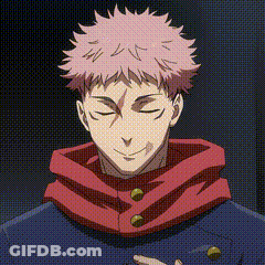Man With Pink Hair Smiling Eyes Closed Red Hooded Jacket GIF