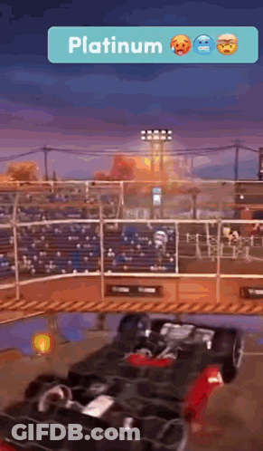 Man With Pipe At Rocket League Stadium GIF