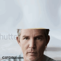 Man With Piping Bag Coming Out Of Head GIF