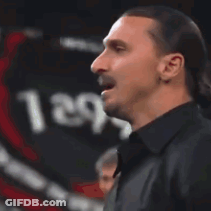 Man With Ponytail And Mustache GIF