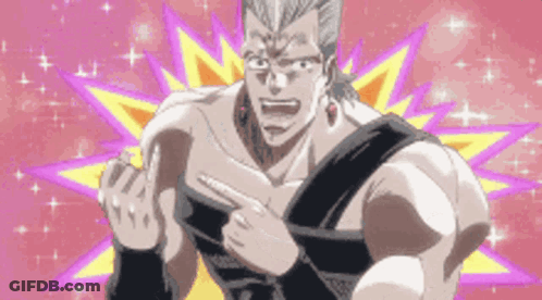 Man With Ponytail Pointing At Himself GIF