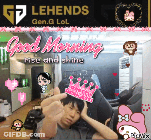 Man With Princess Crown Giving Thumbs Up GIF