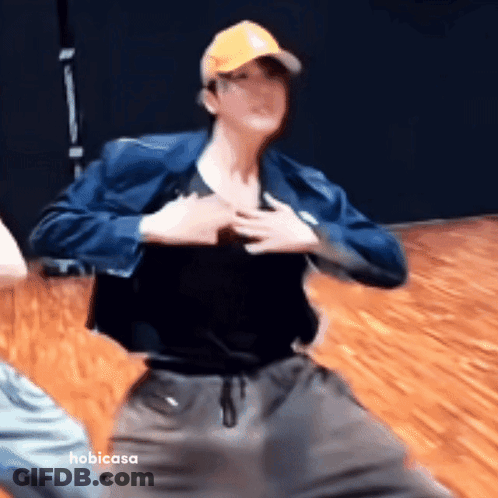 Man With Prosthetic Leg Wearing BB T-Shirt GIF