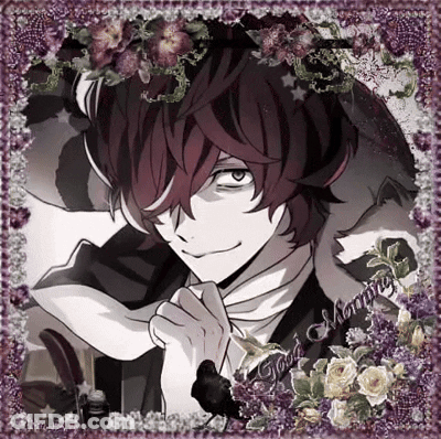 Man With Purple Hair And Text Good Morning GIF