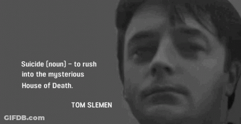 Man With Quote By Tom Selemen GIF