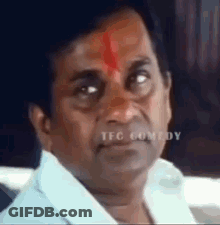 Man With Red Bindi Smiling GIF