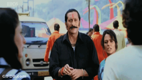 Man With Red Cross On Forehead GIF