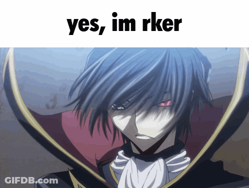 Man With Red Eye Saying Yes Im Rker GIF
