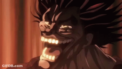 Man With Red Eyes Close Up GIF