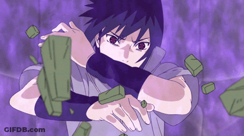 Man With Red Eyes Holding Green Block GIF