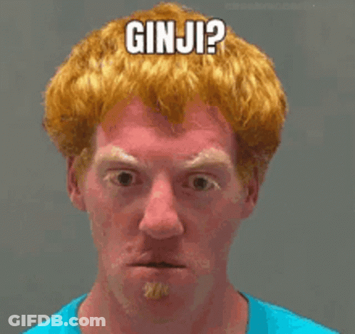 Man With Red Hair And Beard Making Face GIF