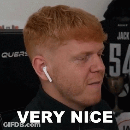 Man With Red Hair And Beard Saying Very Nice GIF