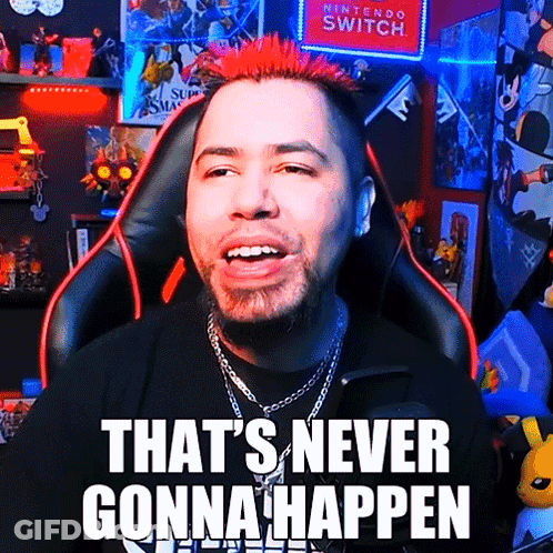 Man With Red Hair And Nintendo Switch Sign GIF