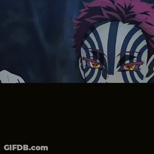 Man With Red Hair And Striped Face GIF