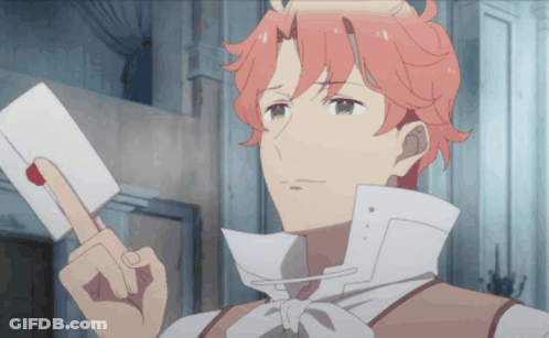 Man With Red Hair Holding Letter GIF