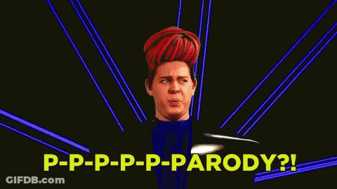 Man With Red Hair Making Funny Face Parody GIF