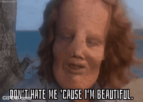 Man With Red Hair Saying Don T Hate Me Cause I M Beautiful GIF