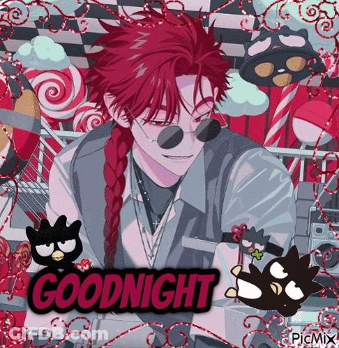 Man With Red Hair Saying Goodnight GIF