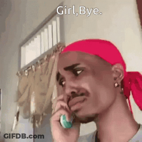 Man With Red Headband On Phone GIF