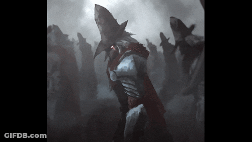 Man With Red Light On Head GIF