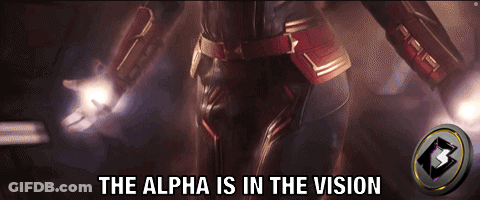 Man With Red Mask Looking Out Window GIF
