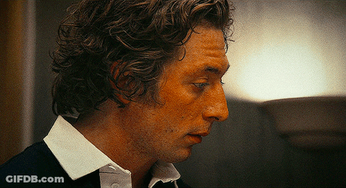 Man With Red Nose Close Up GIF