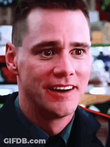 Man With Red Spot On Face GIF