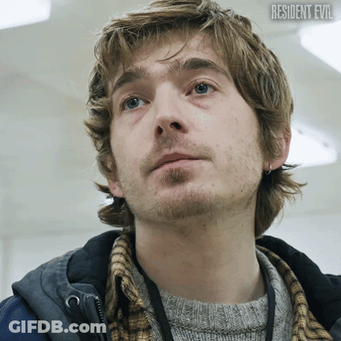 Man With Resident Evil GIF