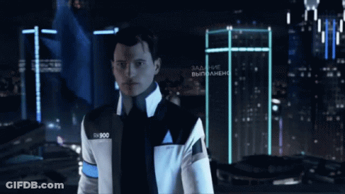 Man With RK300 Jacket In City GIF