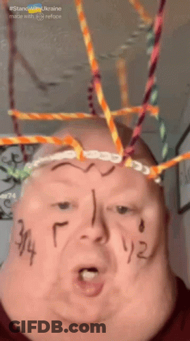 Man With Rope Around Head Number 314 GIF