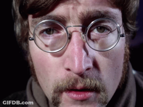 Man With Round Glasses And Beard GIF