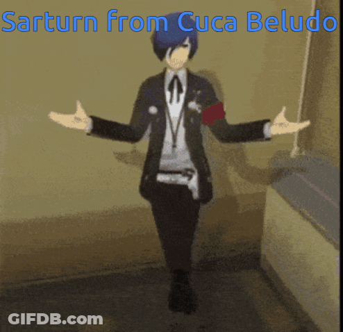 Man With Sarturn From Cuca Beludo GIF