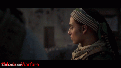 Man With Scarf And Modern Warfare GIF