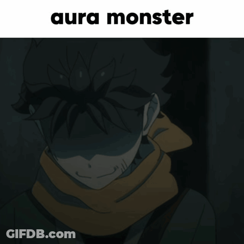 Man With Scarf Aura Monster GIF