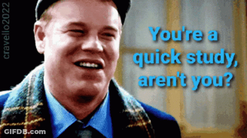 Man With Scarf Smiling You're A Quick Study Aren't You GIF
