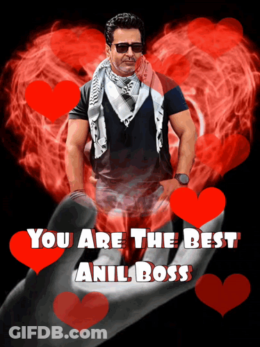 Man With Scarf You Are The Best Anil Boss GIF