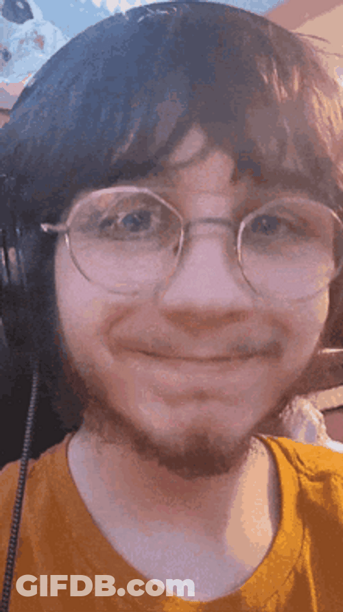 Man With Scary Face Jump Scare GIF