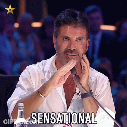Man With Sensational Word GIF