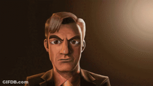 Man With Serious Look GIF
