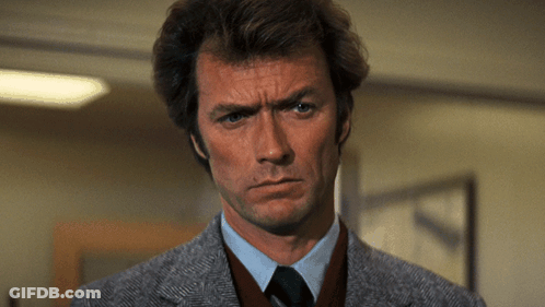 Man With Serious Look GIF