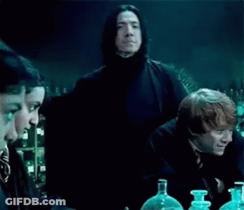 Man With Severus Loves Alejandro GIF