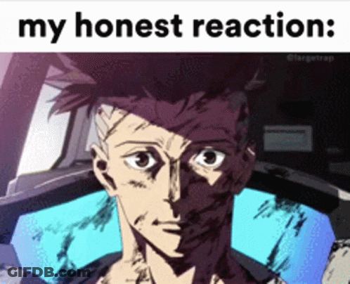 Man With Shadow On Face Saying My Honest Reaction GIF