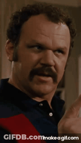 Man With Shaved Head And Mohawk GIF