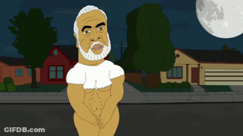 Man With Shield On Eyes When SSHld Starts Mooning GIF