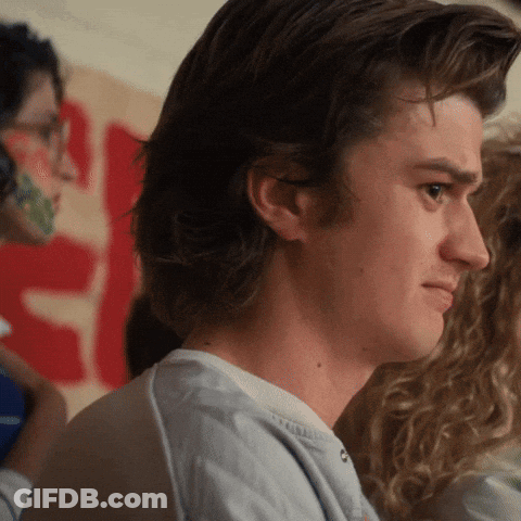 Man With Sign S GIF
