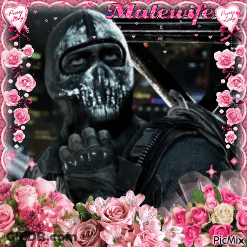 Man With Skull Mask Malewife GIF