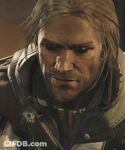 Man With Skull On Jacket Collar GIF