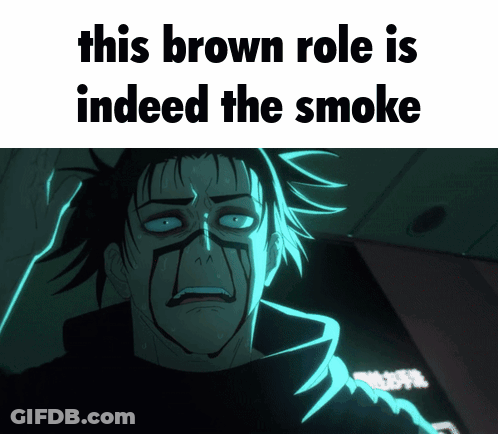 Man With Smoke And Brown Role GIF