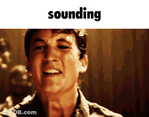Man With Sounding GIF