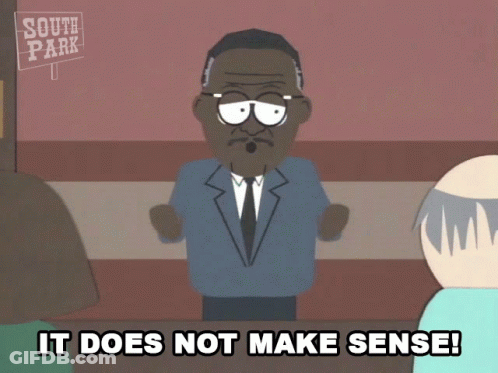 Man With South Park Sign GIF